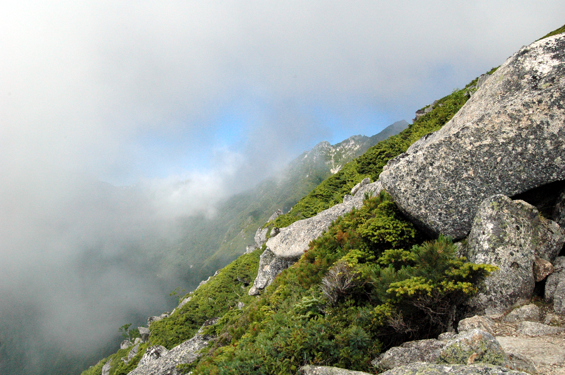 常念岳 登山
