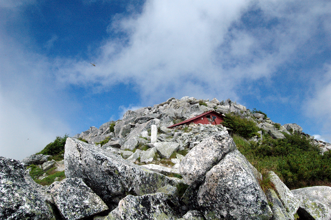 常念岳 登山