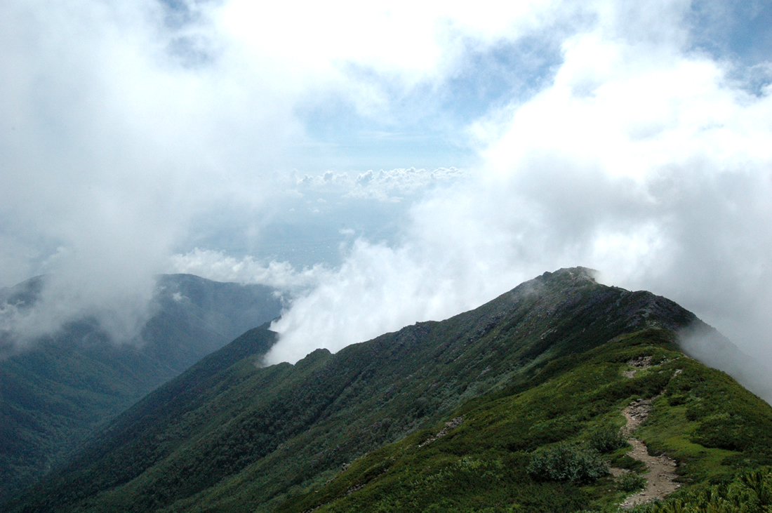 常念岳 登山