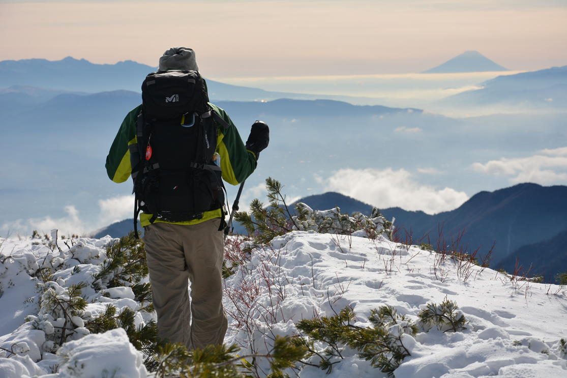 燕岳 登山 11月