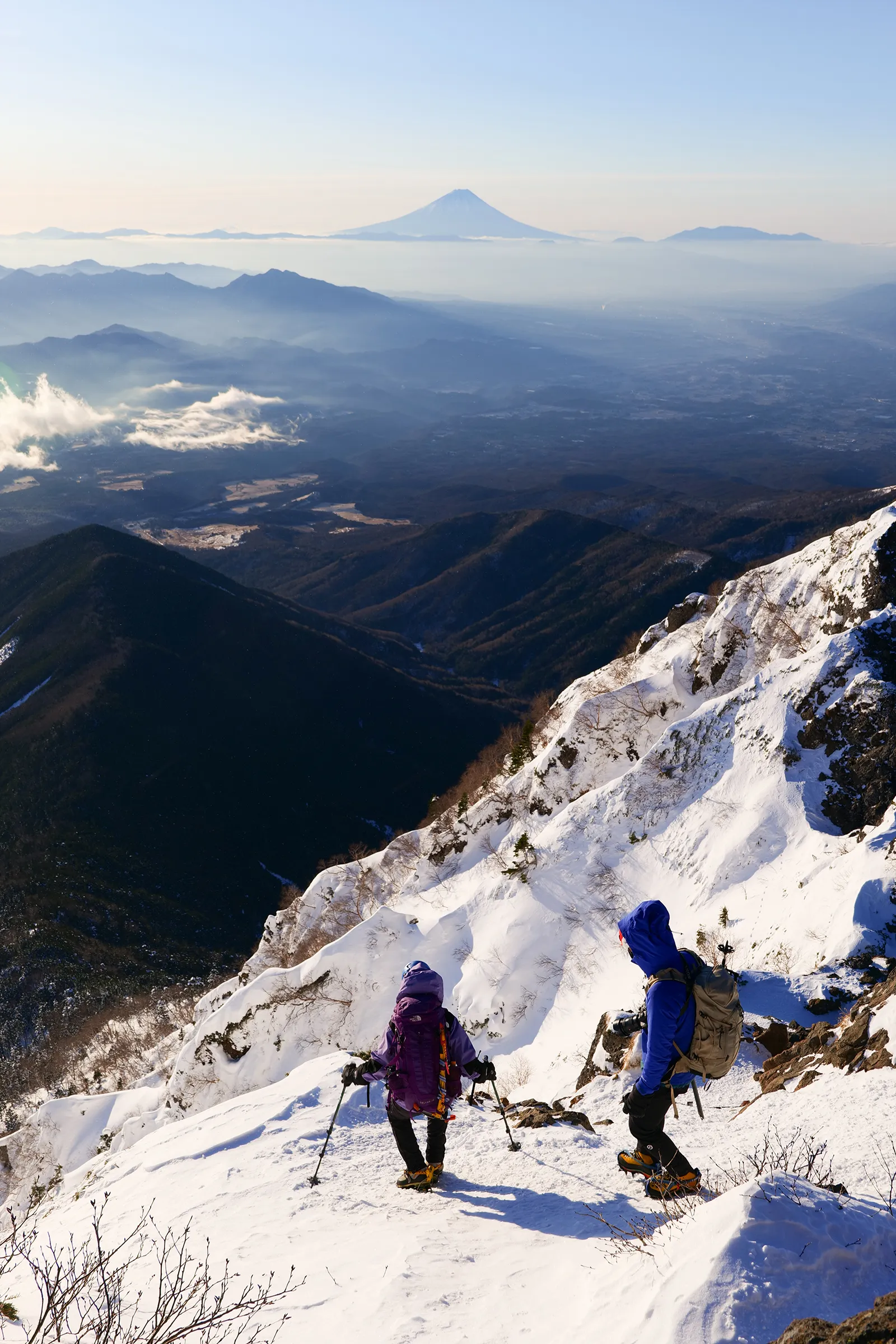 厳冬期の赤岳へ！赤岳天望荘に泊まって朝焼け登山！！