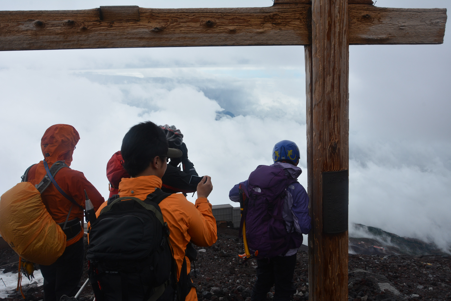 富士山 富士宮口 残雪期 登山