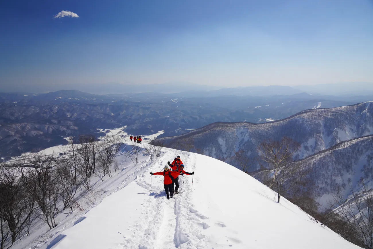 五竜岳 遠見尾根 冬季登山