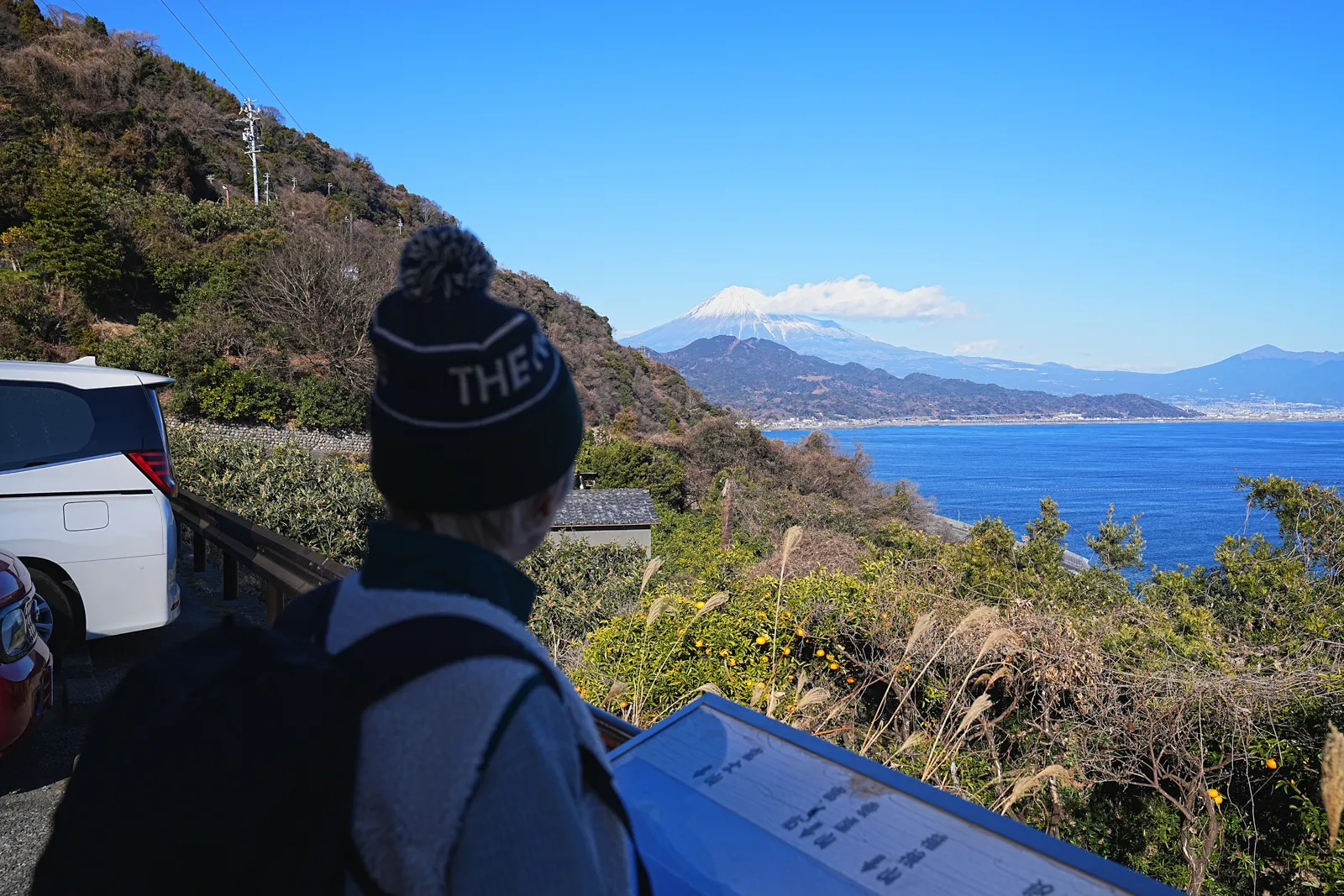 巨大な富士山を見に静岡、浜石岳・薩埵峠へ