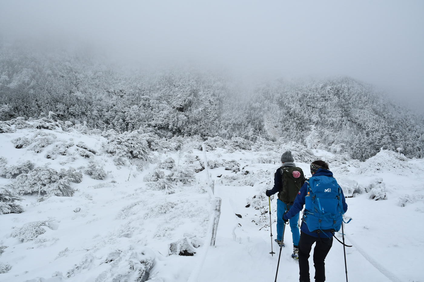 北横岳 登山 17冬