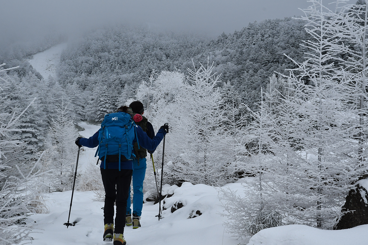 北横岳 登山 17冬