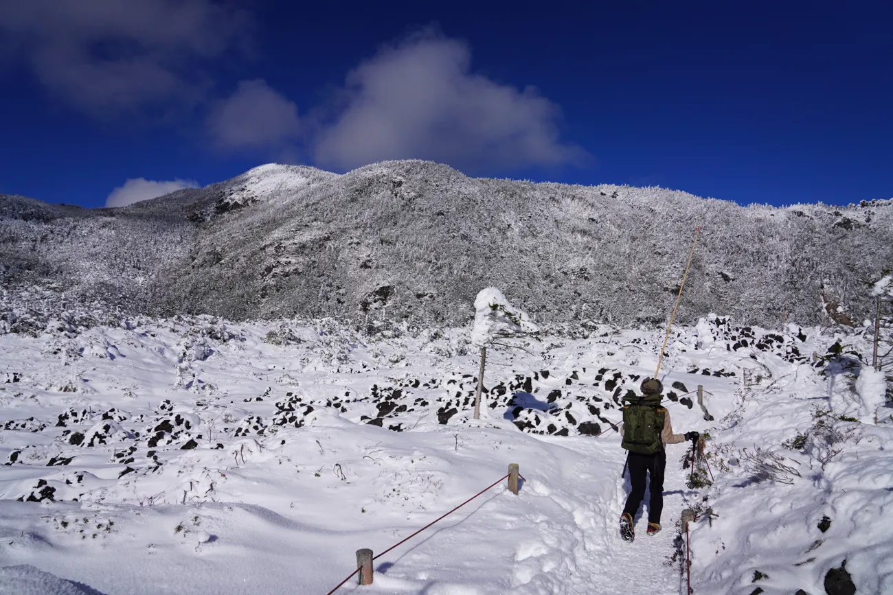 北横岳 登山 2020年 冬
