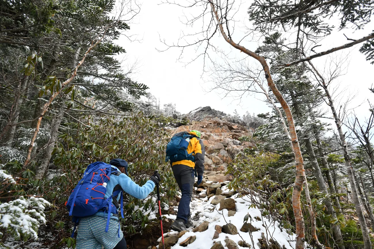 甲武信ヶ岳 残雪登山 2018