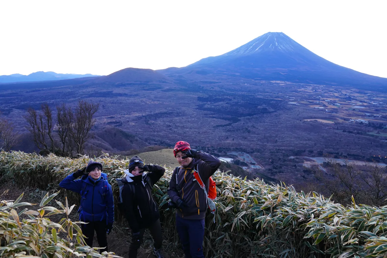 竜ヶ岳 ダイアモンド富士